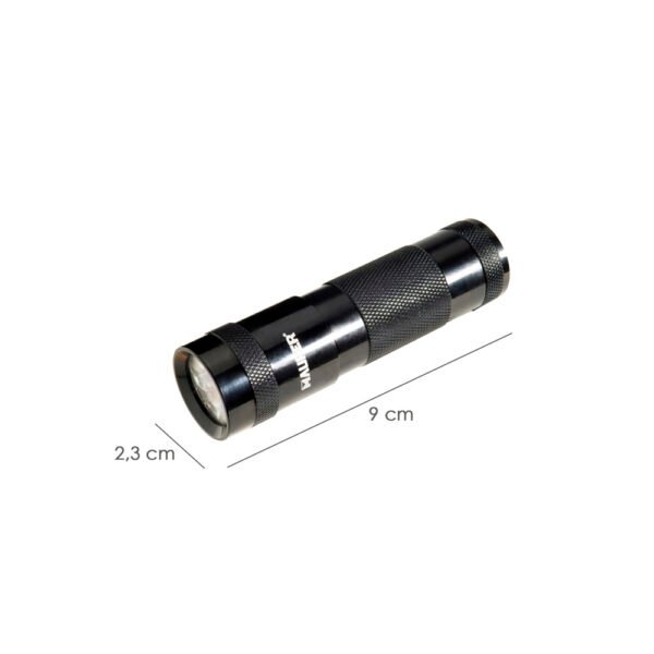 Linterna LED De Mano De Aluminio A Pilas	(3 AAA) 45 Lumenes 9 Leds - Imagen 2
