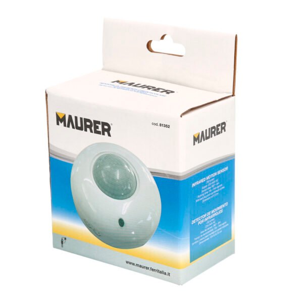 Detector De Movimiento Por Infrarrojos Con Sensor Crepuscular 360°. Ajustable - Imagen 9