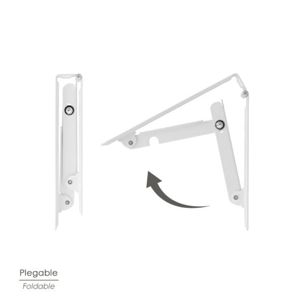 Palomilla Wolfpack Abatible Blanca 300 mm. - Imagen 3