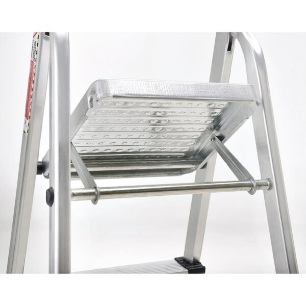 Oryx Escalera Aluminio 8 Peldaños Plegable, Uso doméstico, Antideslizante, Ligera y Resistente - Imagen 4