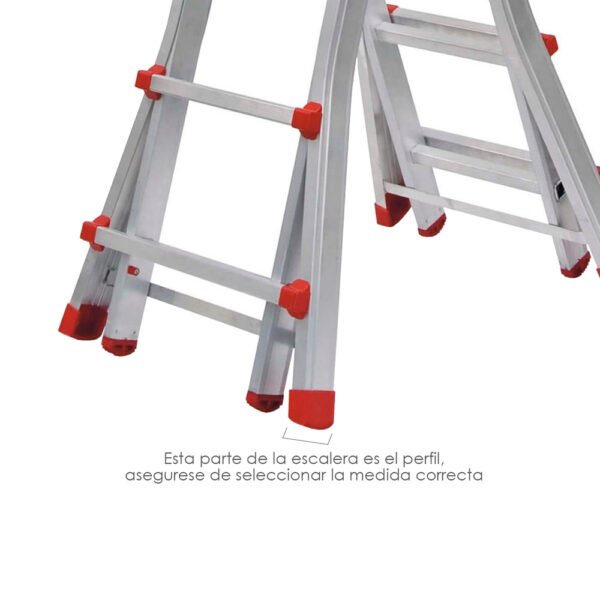 Contera Escaleras Telescopicas Perfil de 67 mm. Tramo Exterior. Version 2019 - Imagen 3