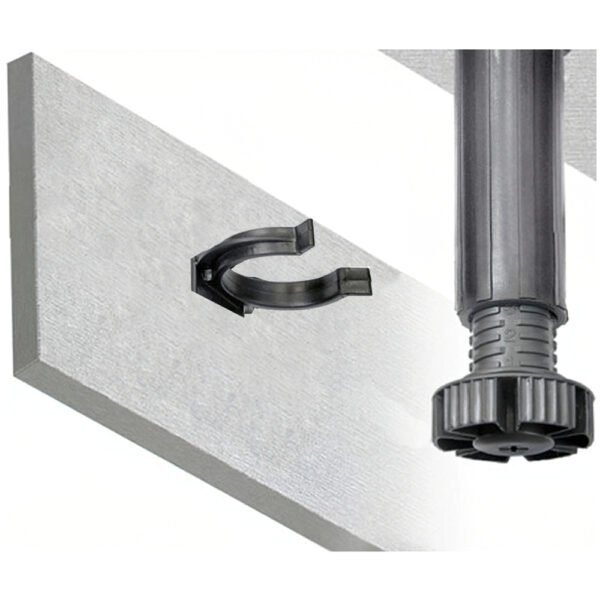 Grapa Negra Para Pata Mueble Regulable - Imagen 2